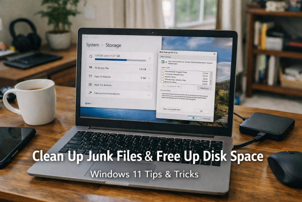 How to Clean Junk Files & Free Disk Space in Windows 11clean up junk ...