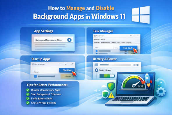 How to Manage and Disable Background Apps in Windows 11 2026